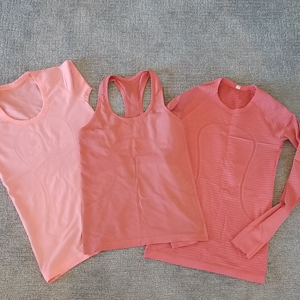 Like New Lot of Lululemon Swiftly Tech sz 6